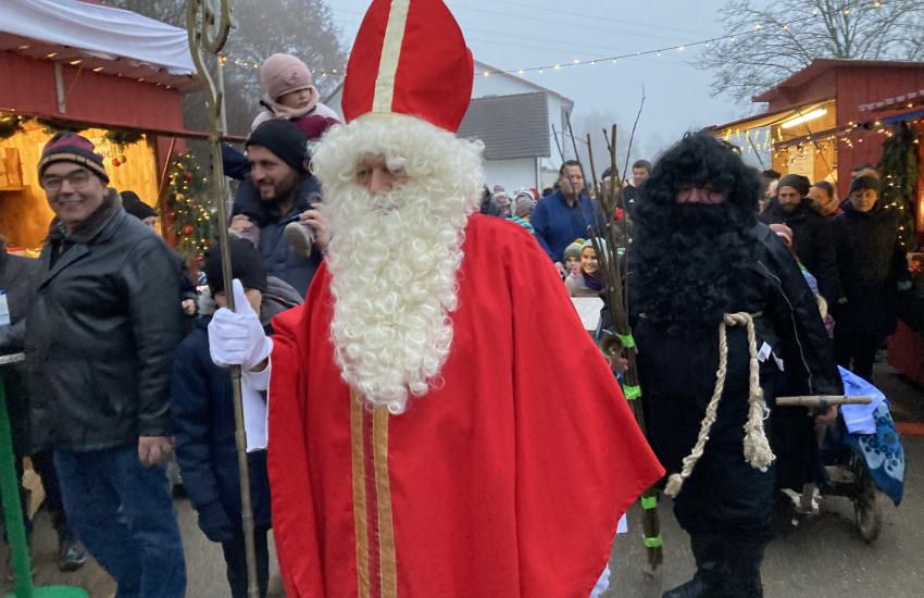 St. Nikolaus mit dem Krampus (2)